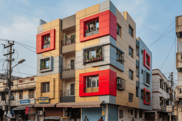Residential Building Clad with ACP Sheet