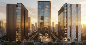 Three side comparison of glass ACP and Marble